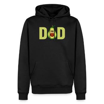 Guacamole Graphic Avocado Costume Children - Men’s Premium Organic Hoodie - black - Front - Nico (187cm)