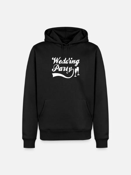 Wedding party - Men’s Premium Organic Hoodie - black