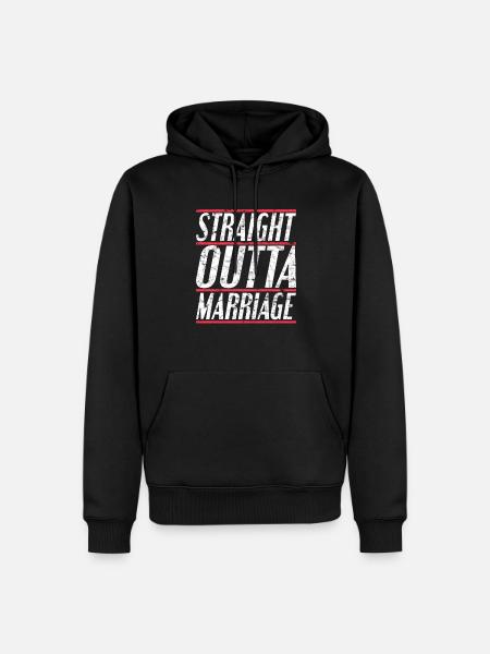 Divorce Separation Verdict - Men’s Premium Organic Hoodie - black