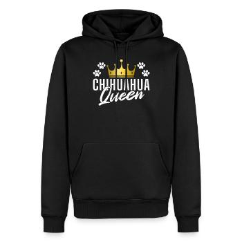 Chihuahua Cadeaux Chihuahua Propriétaire - Sweat à capuche Premium bio Homme - noir - Devant - Nico (187cm)