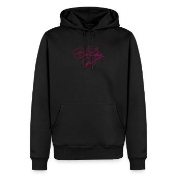 18. Geburtstag Mädchen 18. Jahre alt - Männer Premium Bio Hoodie - Schwarz - Vorne - Nico (187cm)