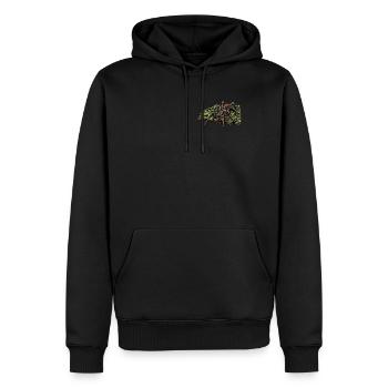 Tarentule I Tarantula Terrarium motif pour - Sweat à capuche Premium bio Homme - noir - Devant - Nico (187cm)
