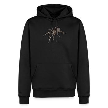 Tarentule I Tarantula Terrarium motif pour - Sweat à capuche Premium bio Homme - noir - Devant - Nico (187cm)