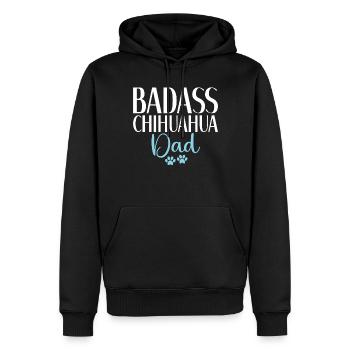 Chihuahua Geschenke Chihuahua Besitzer - Männer Premium Bio Hoodie - Schwarz - Vorne - Nico (187cm)