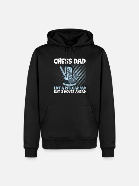 Chess Dad Chess Player - Men’s Premium Organic Hoodie - black
