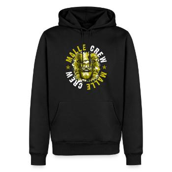 Malle König Mallorca Party - Männer Premium Bio Hoodie - Schwarz - Vorne - Nico (187cm)
