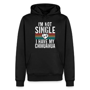 Chihuahua Geschenke Chihuahua Besitzer - Männer Premium Bio Hoodie - Schwarz - Vorne - Nico (187cm)