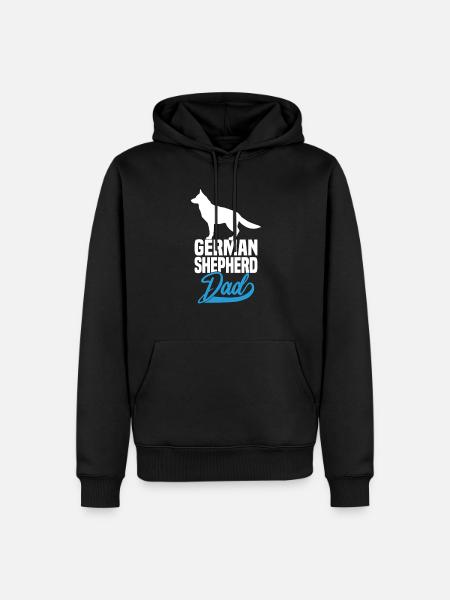 English Shepherd Dad - Men’s Premium Organic Hoodie - black