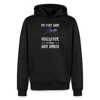 Vogelspinne I Tarantula Terrarium Motiv für - Männer Premium Bio Hoodie - Schwarz - Vorne - Nico (187cm)
