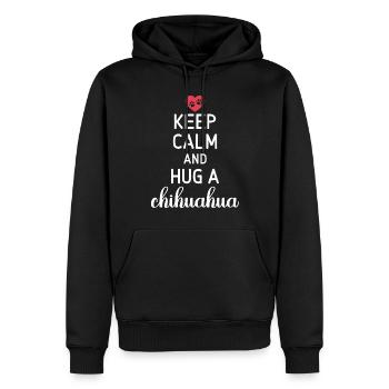 Chihuahua Geschenke Chihuahua Besitzer - Männer Premium Bio Hoodie - Schwarz - Vorne - Nico (187cm)