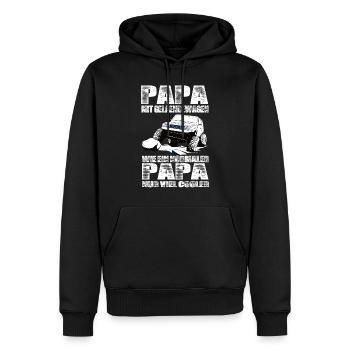 Geländewagen - Männer Premium Bio Hoodie - Schwarz - Vorne - Nico (187cm)