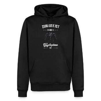 Vogelspinne I Tarantula Terrarium Motiv für - Männer Premium Bio Hoodie - Schwarz - Vorne - Nico (187cm)