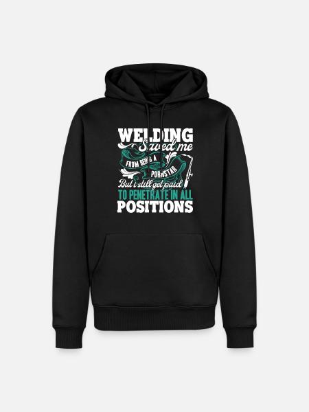 Welding Welding Save Me - Men’s Premium Organic Hoodie - black