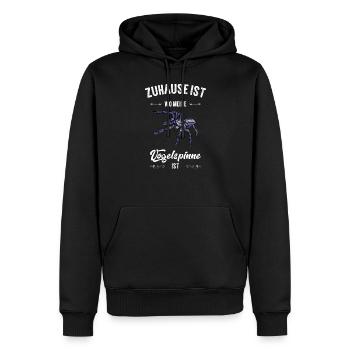Vogelspinne I Tarantula Terrarium Motiv für - Männer Premium Bio Hoodie - Schwarz - Vorne - Nico (187cm)