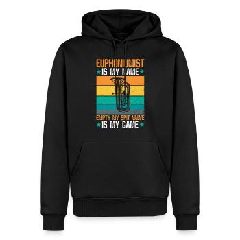 Euphoniumist Design Für Euphonium-player - Männer Premium Bio Hoodie - Schwarz - Vorne - Nico (187cm)