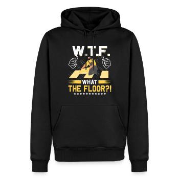 Flooring Flooring Installer - Men’s Premium Organic Hoodie - black - Front - Nico (187cm)