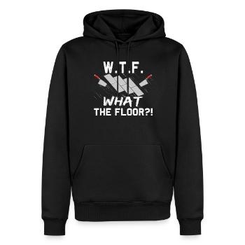 Flooring Tilers - Men’s Premium Organic Hoodie - black - Front - Nico (187cm)