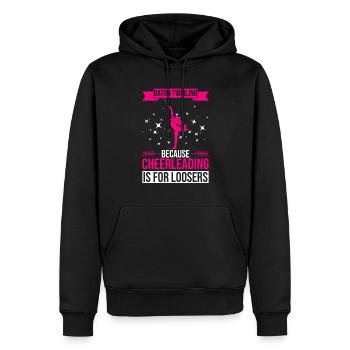 Baton Twirler Design Für Majorette Tanz - Sweat à capuche Premium bio Homme - noir - Devant - Nico (187cm)