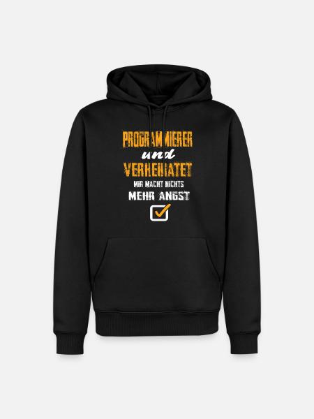 Programmierer - Männer Premium Bio Hoodie - Schwarz