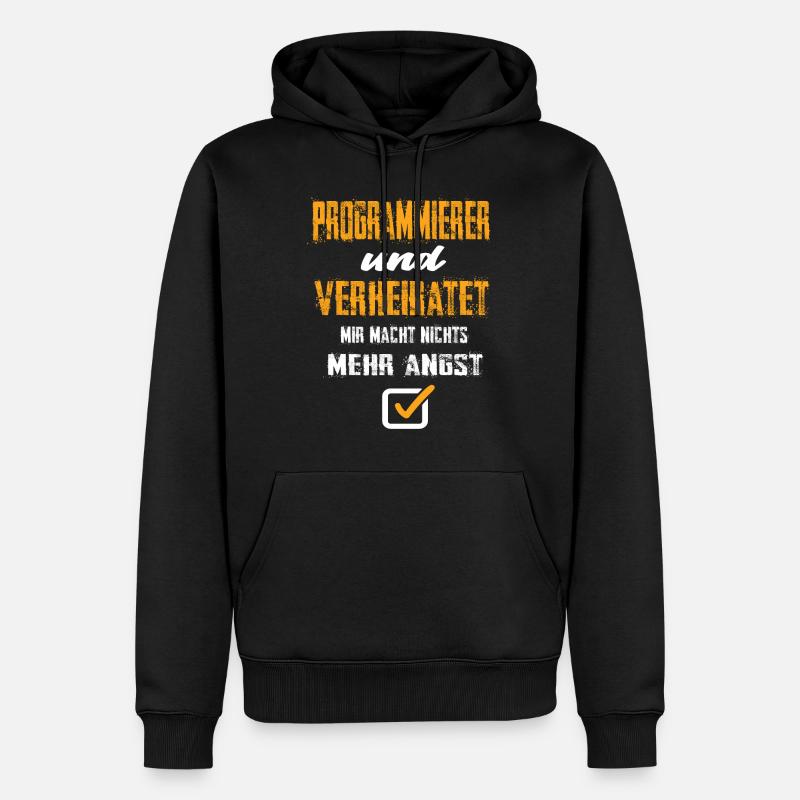 Programmierer - Männer Premium Bio Hoodie - Schwarz