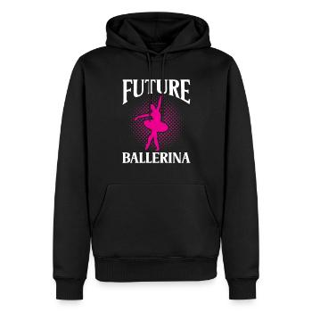 Future Ballerina Hobby Ballet Ballet Dancers - Men’s Premium Organic Hoodie - black - Front - Nico (187cm)