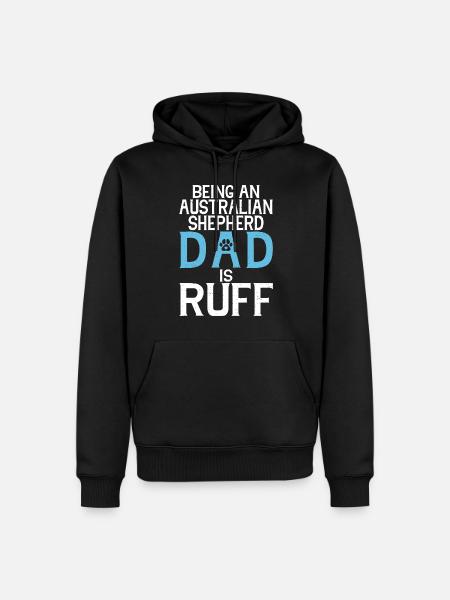 Australian Shepherd Gifts - Men’s Premium Organic Hoodie - black