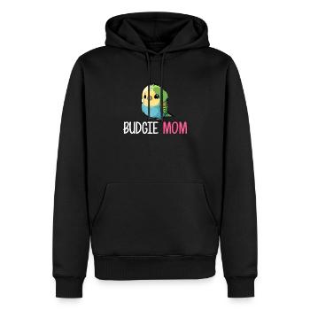 Perruche perruche, perruche - Sweat à capuche Premium bio Homme - noir - Devant - Nico (187cm)