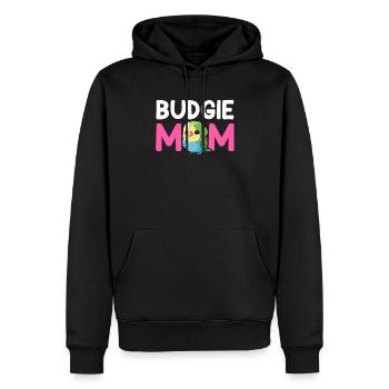 Perruche perruche, perruche - Sweat à capuche Premium bio Homme - noir - Devant - Nico (187cm)