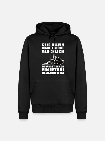 Jetski - Männer Premium Bio Hoodie - Schwarz
