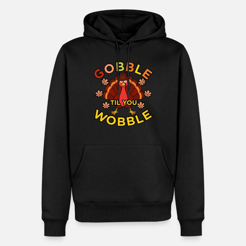 Verschlingen Sie, Bis Sie - Männer Premium Bio Hoodie - Schwarz