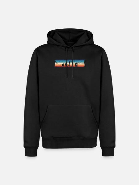 Evolution of the photographer — - Men’s Premium Organic Hoodie - black