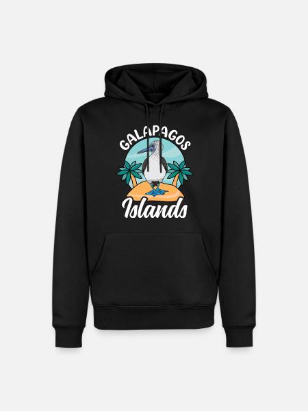 Galapagos Islands - Men’s Premium Organic Hoodie - black
