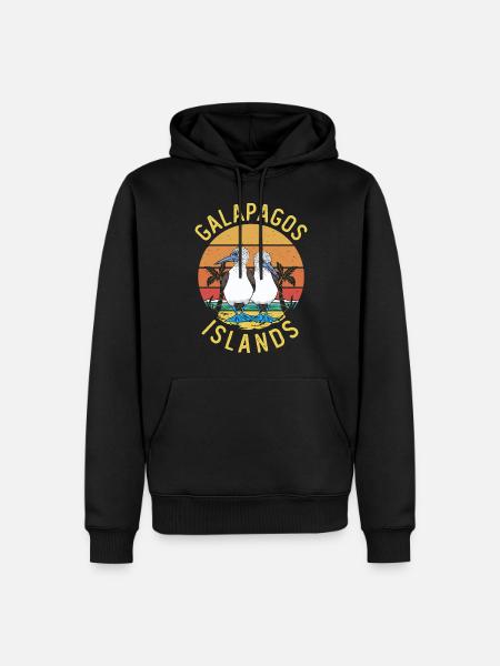 Galapagos Islands - Men’s Premium Organic Hoodie - black
