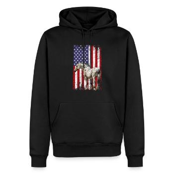 appaloosa equestrian horse - Männer Premium Bio Hoodie - Schwarz - Vorne - Nico (187cm)