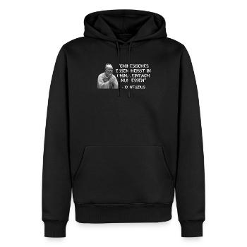 Chinesisches Essen Heißt In China - Männer Premium Bio Hoodie - Schwarz - Vorne - Nico (187cm)