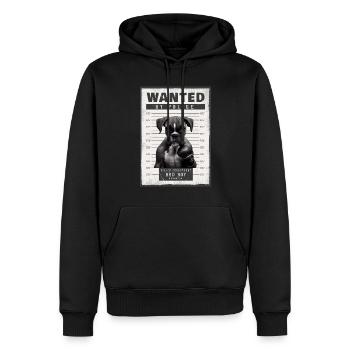 Boxer Dog Owner Dog Dogs Dog Breed Boxer - Sweat à capuche Premium bio Homme - noir - Devant - Nico (187cm)