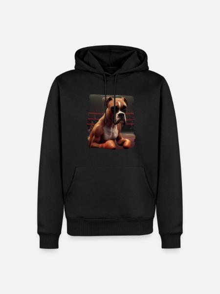 Boxer Dog Owner Dog Dogs Dog Breed Boxer - Men’s Premium Organic Hoodie - black