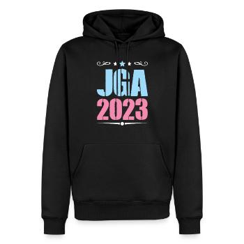 Jga 2023 Junggesellenabschied - Männer Premium Bio Hoodie - Schwarz - Vorne - Nico (187cm)