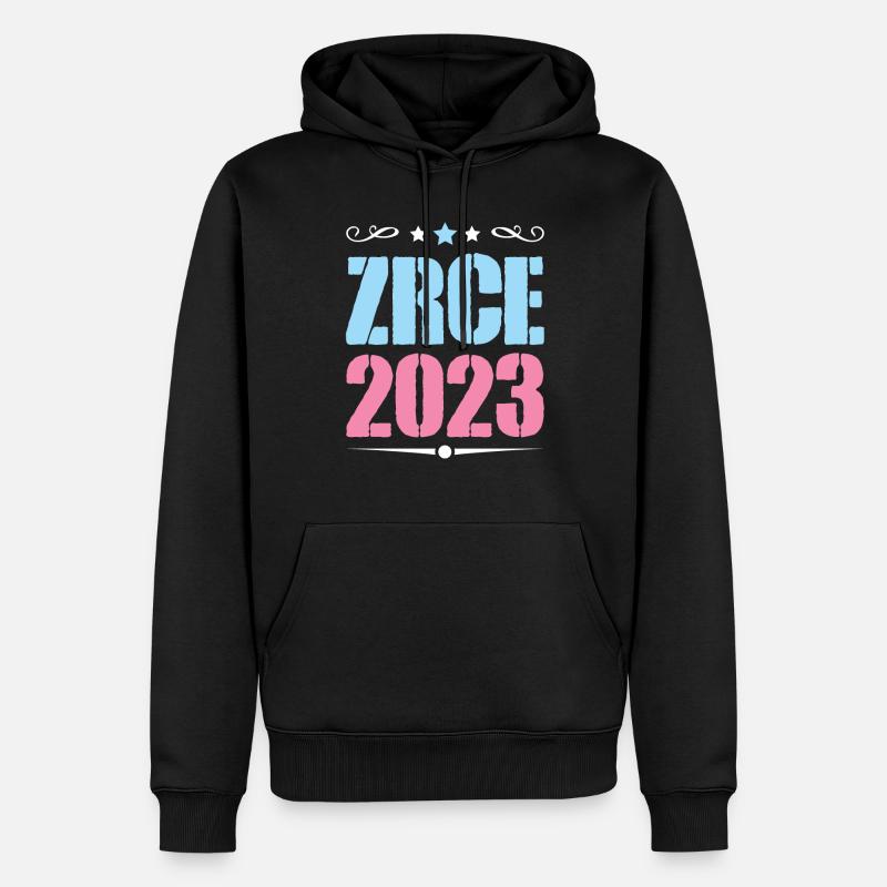 Zrce 2023 - Männer Premium Bio Hoodie - Schwarz