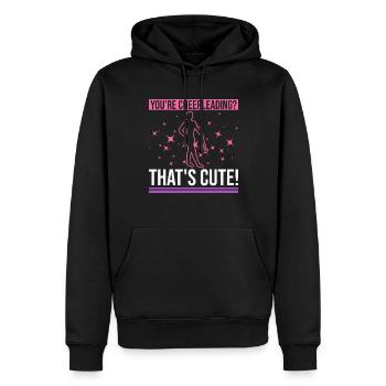 Baton Twirler Design Für Majorette Cheerleader - Männer Premium Bio Hoodie - Schwarz - Vorne - Nico (187cm)