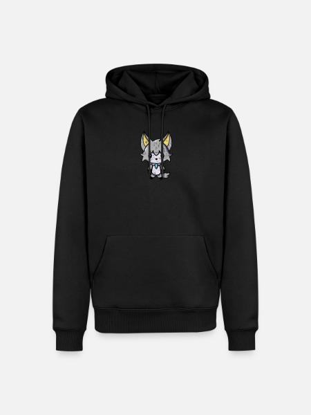 Wolf Wolfhound Vampire Emo - Sweat à capuche Premium bio Homme - noir