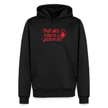 Forensics Forensic Scientist Forensic Science - Men’s Premium Organic Hoodie - black - Front - Nico (187cm)