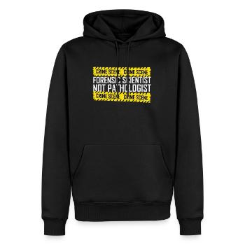Forensics Forensic Scientist Forensic Science - Men’s Premium Organic Hoodie - black - Front - Nico (187cm)