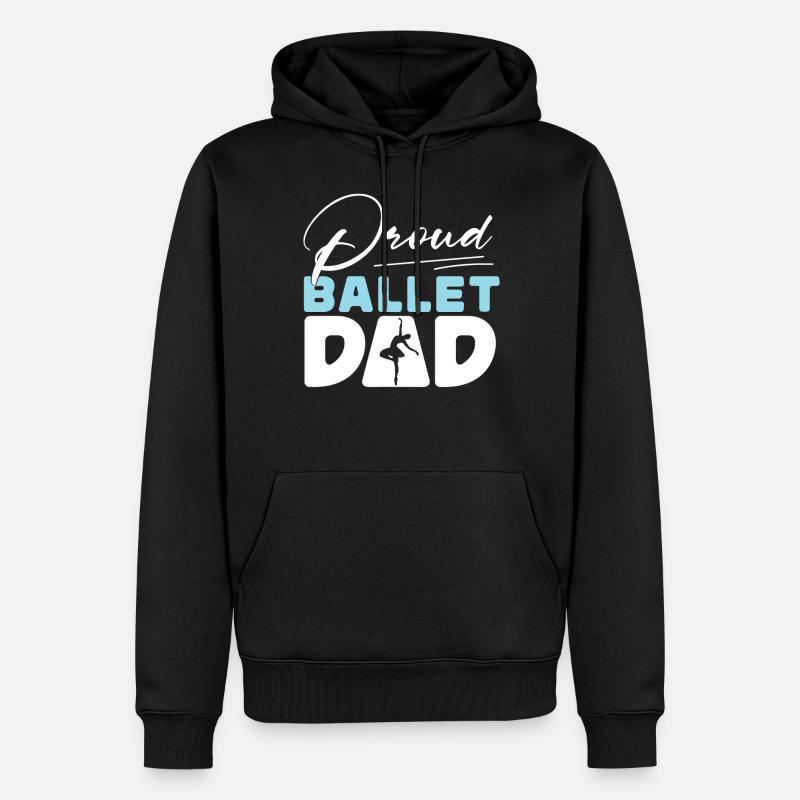 Ballet Danseuse Danse Ballerine - Sweat à capuche Premium bio Homme - noir