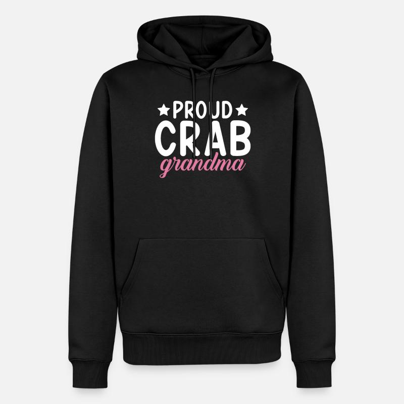 Cadeaux Crab Lover - Sweat à capuche Premium bio Homme - noir
