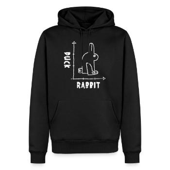 Kaninchen Besitzer Tier Kaninchen Liebhaber Hase - Männer Premium Bio Hoodie - Schwarz - Vorne - Nico (187cm)