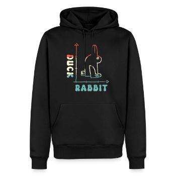 Kaninchen Besitzer Tier Kaninchen Liebhaber Hase - Männer Premium Bio Hoodie - Schwarz - Vorne - Nico (187cm)