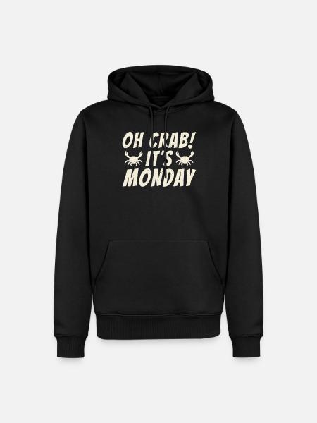 Crab Lover Gifts - Men’s Premium Organic Hoodie - black