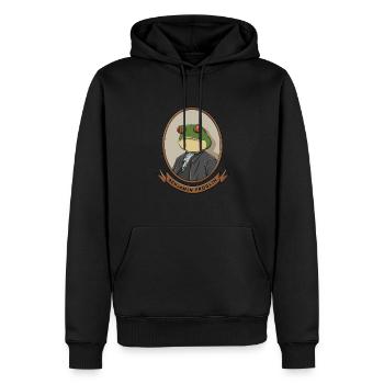 Rainette aux yeux rouges - Sweat à capuche Premium bio Homme - noir - Devant - Nico (187cm)