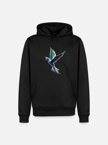 Unicorn Bird - Men’s Premium Organic Hoodie - black